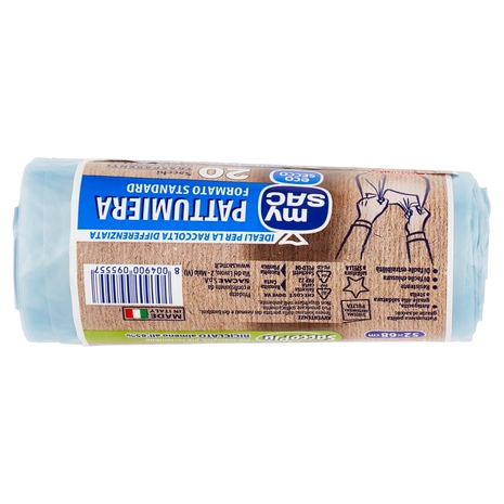 my Sac eco Secco Pattumiera Formato Standard 52x68cm Sacchi 20 pz